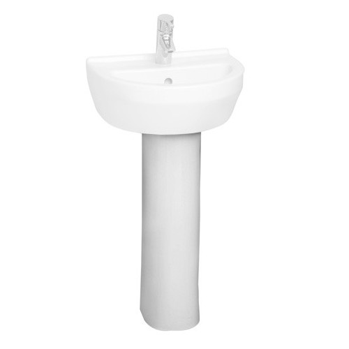 Colonna per lavabo sospeso Normus bianco di Vitra | Meglioalge