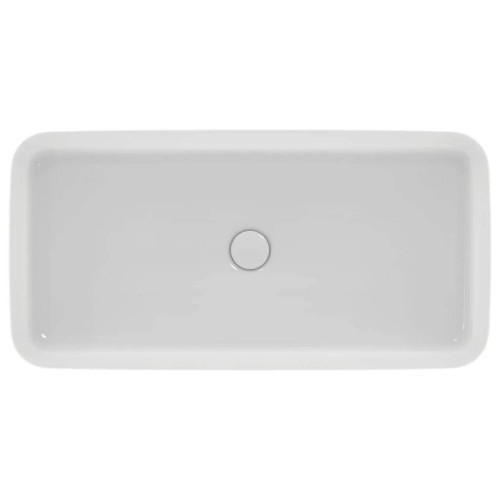 Lavabo ultrasottile 80x40 cm Ipalyss Ideal Standard – Bianco lucido