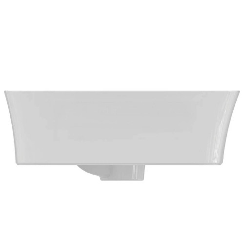 Lavabo ultrasottile rettangolare 55x38 cm da appoggio Ipalyss bianco l