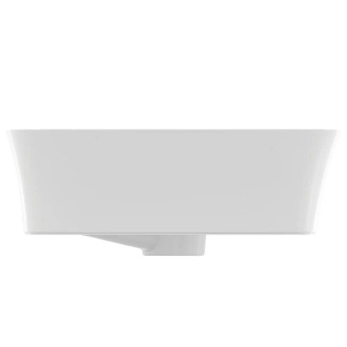 Lavabo ultrasottile rettangolare 55x38 cm Ipalyss bianco opaco – Desig
