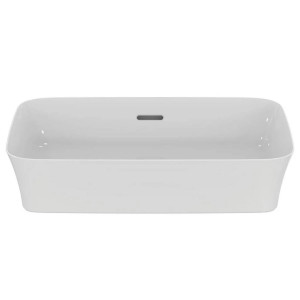 Lavabo ultrasottile rettangolare 55x38 cm Ipalyss bianco lucido - Idea 2