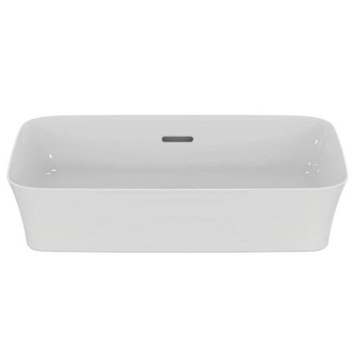 Lavabo ultrasottile rettangolare 55x38 cm Ipalyss bianco lucido - Idea