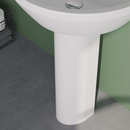 Colonna per lavabo sospeso Normus bianco Vitra