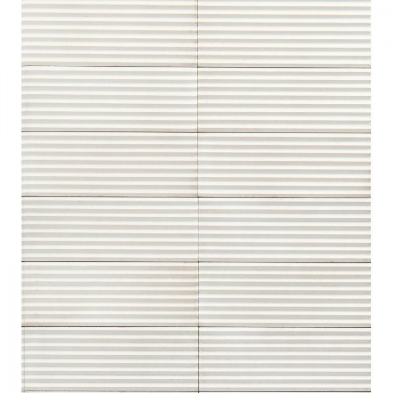 Crogiolo Rice Natural Pleat 3D Lux Strutturato 7,5x20 cm - Marazzi