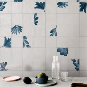 Crogiolo Rice Decoro Bianco Blossom Lux 15x15 cm | Marazzi Meglioalge 2