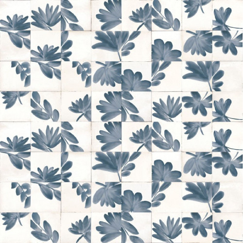 Crogiolo Rice Decoro Bianco Blossom Lux 15x15 cm | Marazzi Meglioalge