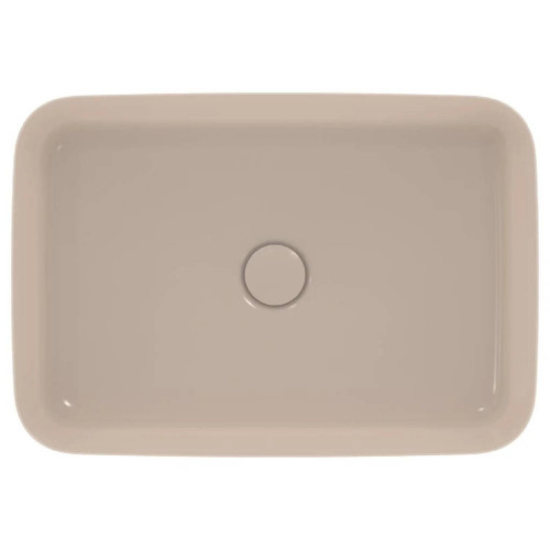 Lavabo ultrasottile rettangolare 55x38 cm Ipalyss visone – Ideal Stand