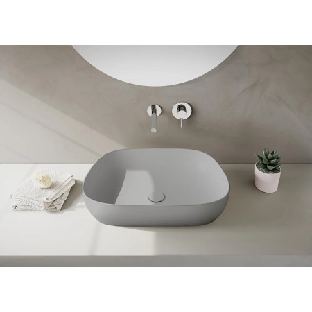 Lavabo catino Outline grigio pietra opaco Vitra