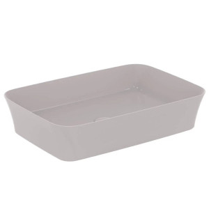 Lavabo ultrasottile rettangolare 55x38 cm Ipalyss cemento - Ideal Stan