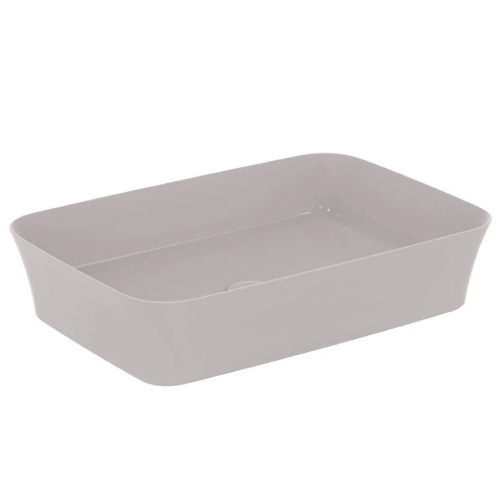 Lavabo ultrasottile rettangolare 55x38 cm Ipalyss cemento - Ideal Stan