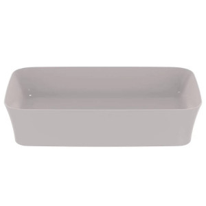 Lavabo ultrasottile rettangolare 55x38 cm Ipalyss cemento - Ideal Stan 2