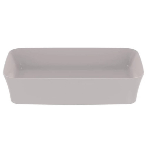 Lavabo ultrasottile rettangolare 55x38 cm Ipalyss cemento - Ideal Stan