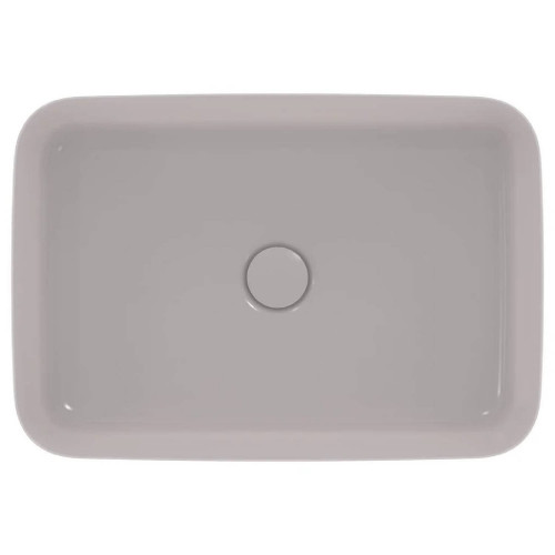 Lavabo ultrasottile rettangolare 55x38 cm Ipalyss cemento - Ideal Stan