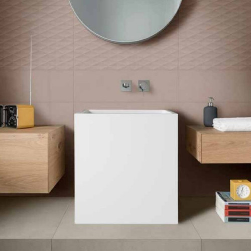 Chill Pink Strutturato 3D Diamond 25x76 cm - Rivestimento Marazzi