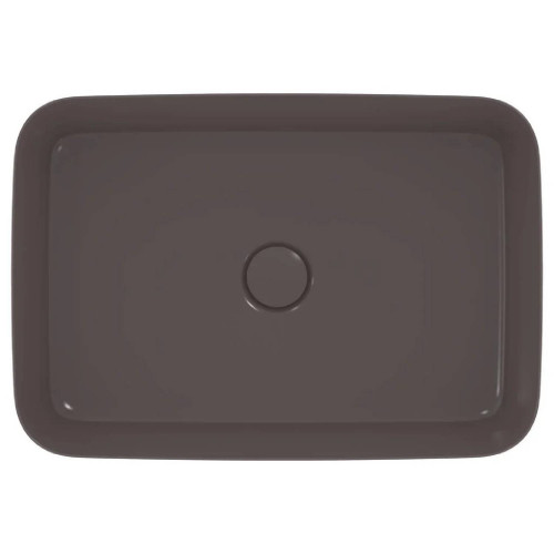Lavabo ultrasottile rettangolare 55x38 cm da appoggio Ipalyss ardesia