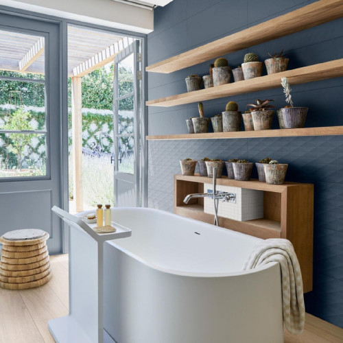 Chill Blue 25x76 cm Marazzi - Piastrelle Design per Ambienti Moderni