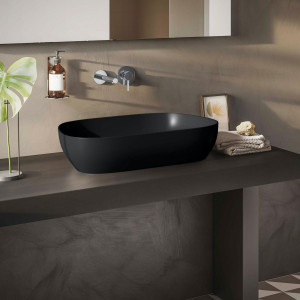 Lavabo catino Outline nero opaco Vitra 2