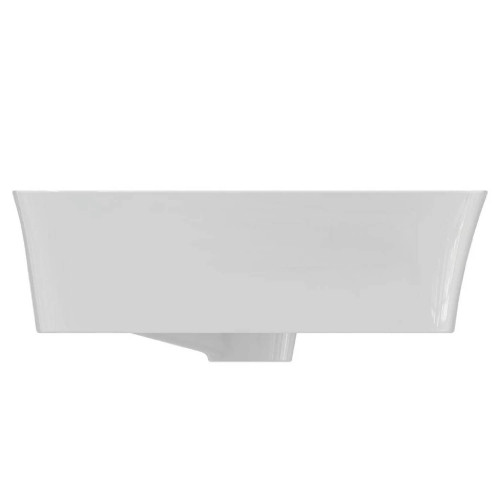 Lavabo ultrasottile rettangolare 65x40 cm da appoggio con troppopieno