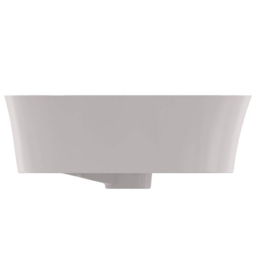 Lavabo ultrasottile ovale 60x38 cm da appoggio Ipalyss cemento - Ideal