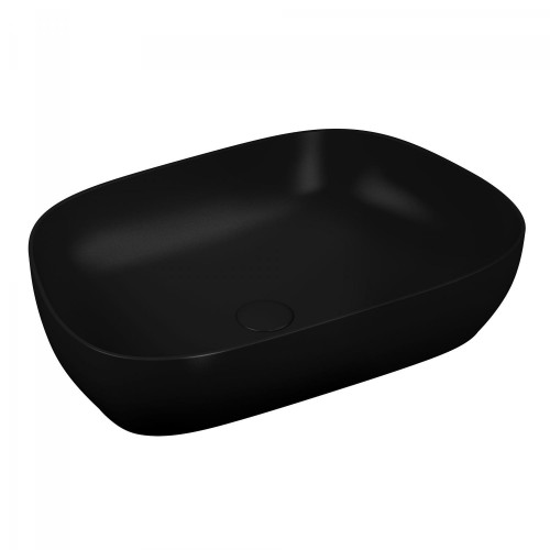 Lavabo catino Outline nero opaco Vitra