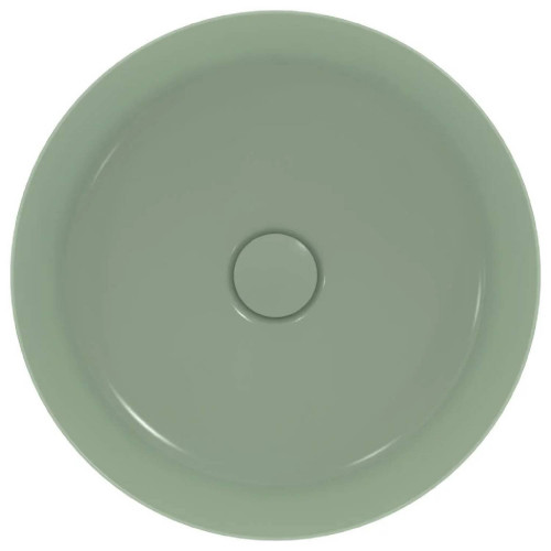 Lavabo ultrasottile tondo 40x40 cm Ipalyss salvia - Ideal Standard