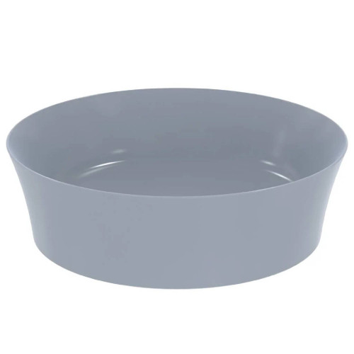 Lavabo ultrasottile tondo 40x40 cm da appoggio senza troppopieno Ipaly