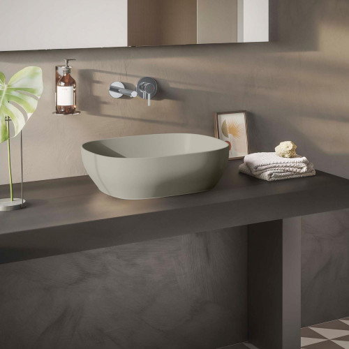 Lavabo catino Square beige opaco Vitra