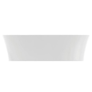 Lavabo ultrasottile tondo 40x40 cm da appoggio Ipalyss bianco opaco – 2