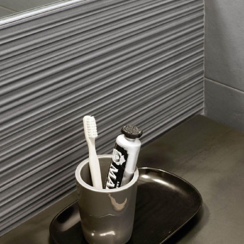 Chalk Avio Strutturato Fiber 3D 25x76 cm - Piastrelle Marazzi