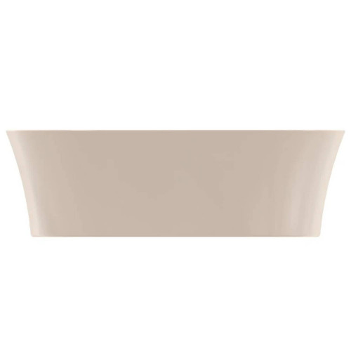 Lavabo ultrasottile ovale 60x38 cm da appoggio senza troppopieno Ipaly