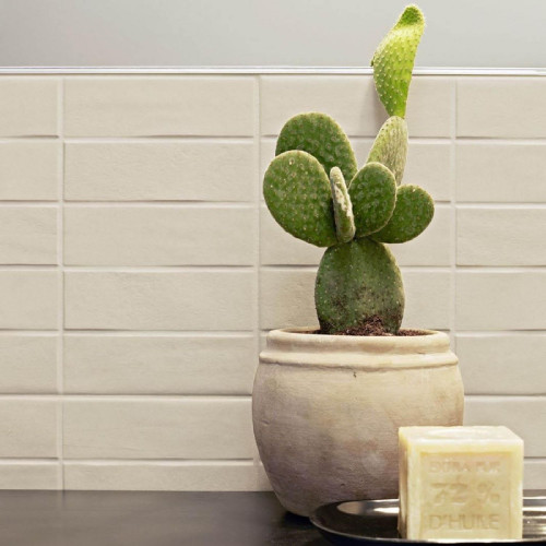 Chalk Sand Strutturato Brick 3D 25x76 cm - Piastrelle Marazzi Online