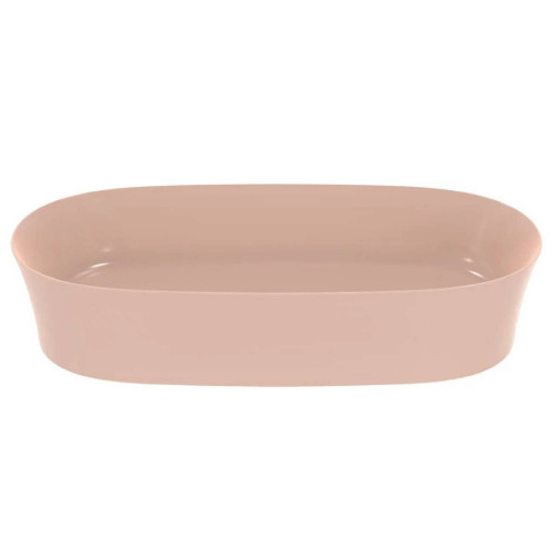Lavabo ultrasottile ovale 60x38 cm Ipalyss rosa pallido | Ideal Standa