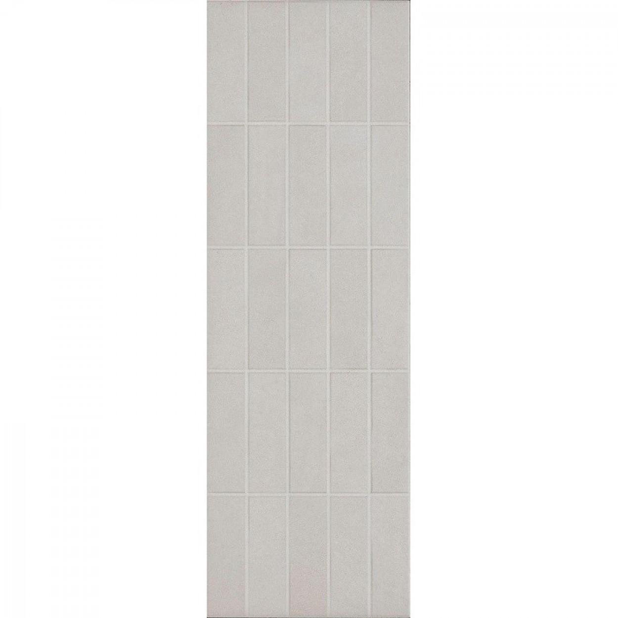 Chalk Grey Strutturato Brick 3D 25x76 cm - Marazzi