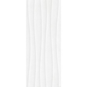 Appeal White Wind 3D strutturato 20x50 cm - Rivestimento Marazzi