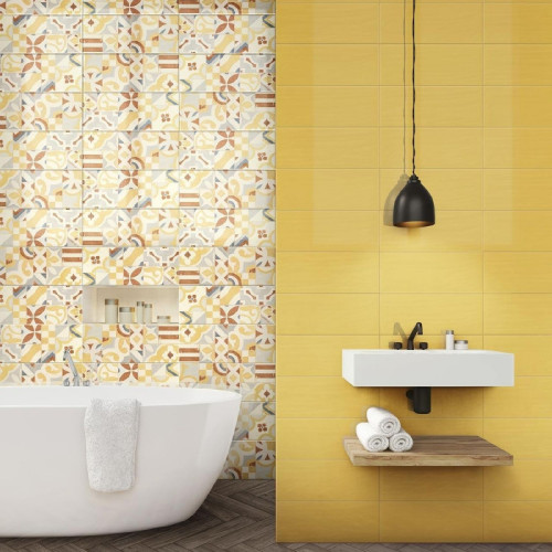 Cloud Decoro Mandala Cream 20x50 cm di Marazzi: Design e Stile Unico