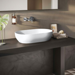 Lavabo catino ovale Outline bianco opaco Vitra 2