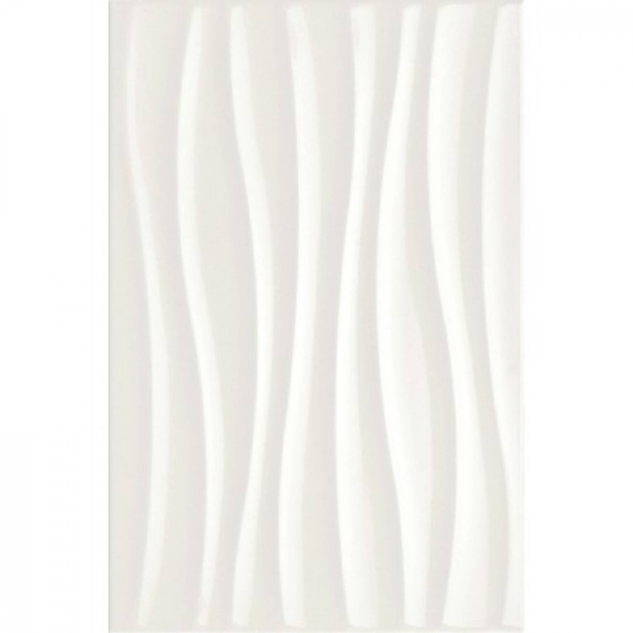 Colorblock White Tide 3D strutturato 25x38 cm - Marazzi