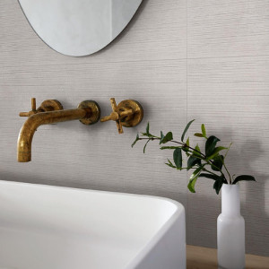 Cementum Ash Strutturato Righe 3D 60x120 cm Marazzi | Meglioalge 2