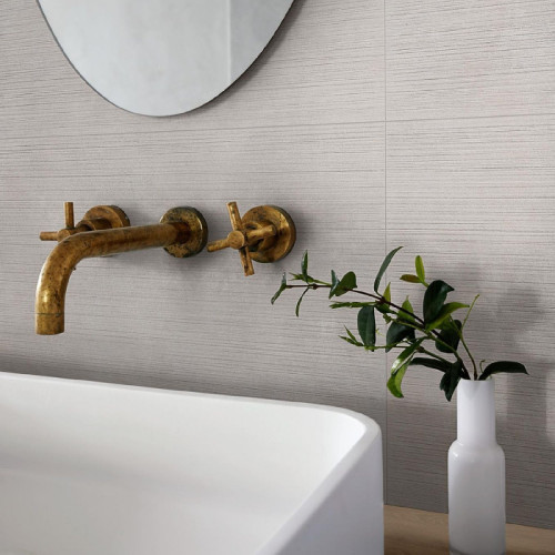 Cementum Ash Strutturato Righe 3D 60x120 cm Marazzi | Meglioalge