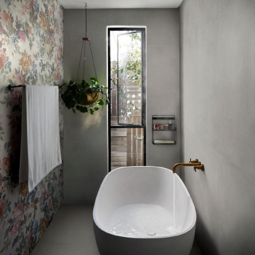 Cementum Nickel Pannello Spring 120x120 cm - Marazzi | Meglioalge