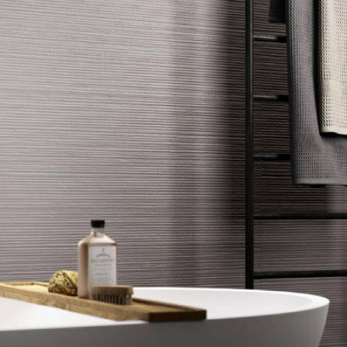 Materika Antracite Spatula 3D 40x120 cm - Piastrella Marazzi | Meglioa