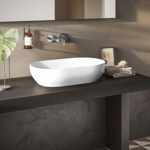 Lavabo catino ovale Outline bianco Vitra