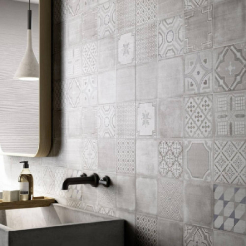 Materika Decoro Grey 40x120 cm - Eleganza e Design Marazzi | Meglioalg