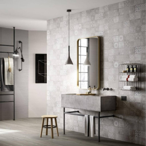 Materika Decoro Grey 40x120 cm - Eleganza e Design Marazzi | Meglioalg