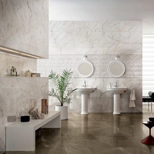 Allmarble Wall Golden White Lux 40x120 cm - Eleganza e qualità Marazzi