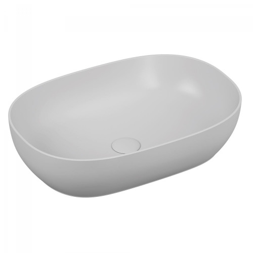 Lavabo catino ovale Outline bianco Vitra