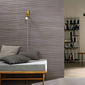Materika Antracite Struttura Wave 3D 40x120 cm - Piastrelle Marazzi 2