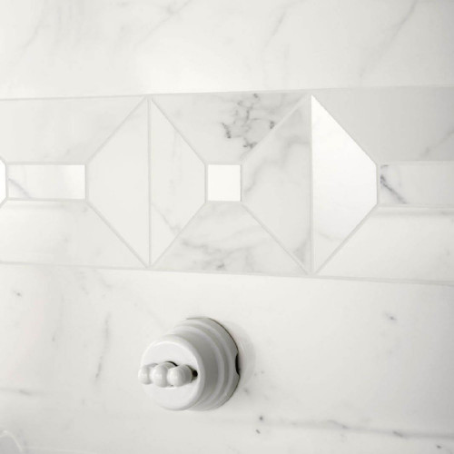 Allmarble Statuario Listone 3D Lux 15x30 cm - Marazzi | Meglioalge
