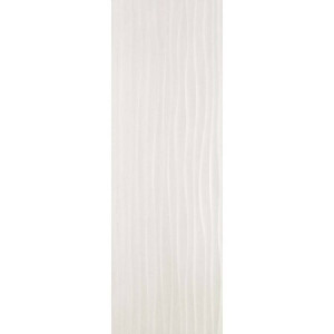 Materika Off White Struttura Wave 3D 40x120 cm | Piastrelle Marazzi