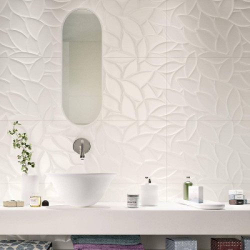 Essenziale Struttura Flora 3D Satinato 40x120 cm Rettificato - Marazzi